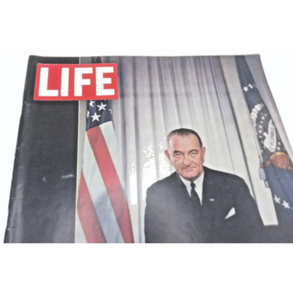 Life Magazine December 13. 1963 President Johnson at His White House Desk